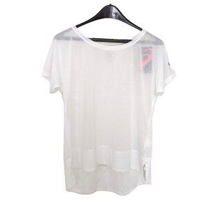 NWT Asics Women's White Short-Sleeve Top M